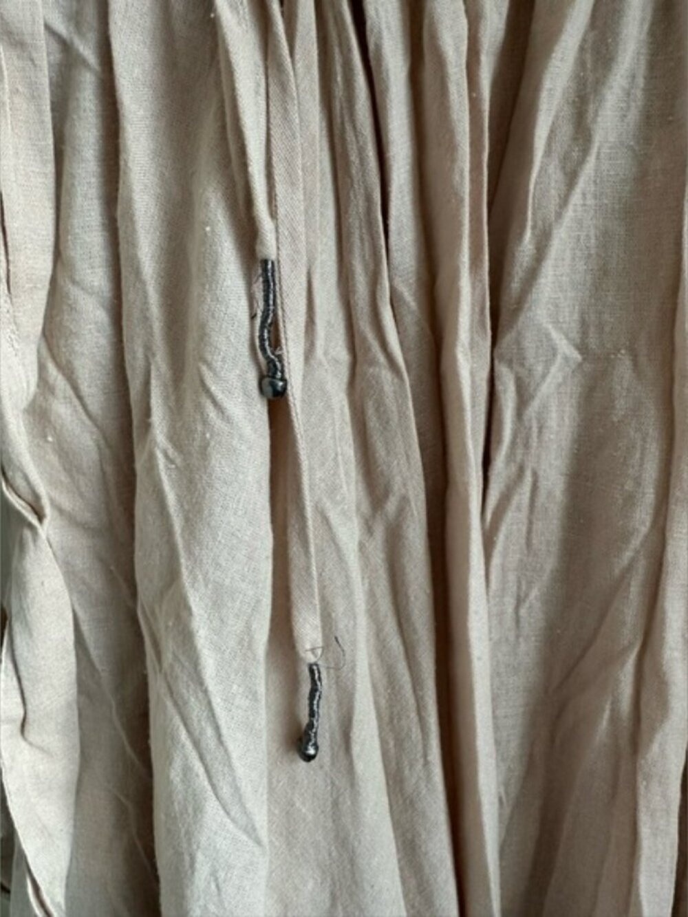 Free People Tropical Heat Maxi Dress In Stone Ivory Size S Backless Strappy Rare - Picture 8 of 9